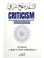 Criticism Is A Legislative Methodology
